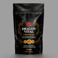Dragon Vital Herbal Tea with Ginseng & Maca - Natural Energy Support | Caffeine-Free Botanical Blend for Vitality & Active Living | All natural - NON-GMO & No Preservatives |12 Tea Bags | by Robutop