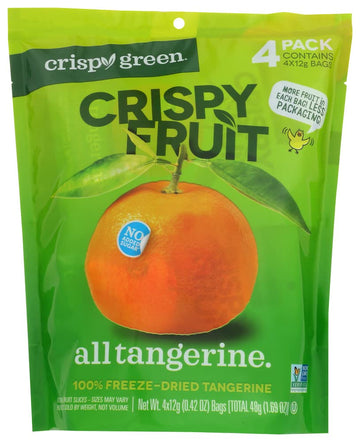 CRISPY GREEN Freeze Dried Tangerine, 1.69 OZ