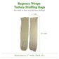 Regency Wraps Turkey Stuffing Bags  100% Cotton Mesh Bag Allows Poultry Juice to Flavor Dressing with Mess-Free and Safe Removal  Pack of 2  Natural