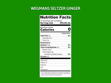 Wegmans Sparkling Water, Natural Mineral Drink, Sugar Free, Flavored Carbonated Beverage With Vitamins & Antioxidants, 0 Calorie