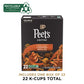 Peets Coffee Flavored Light Roast K-Cup Pods - Caramel Brûlée, 22 Count