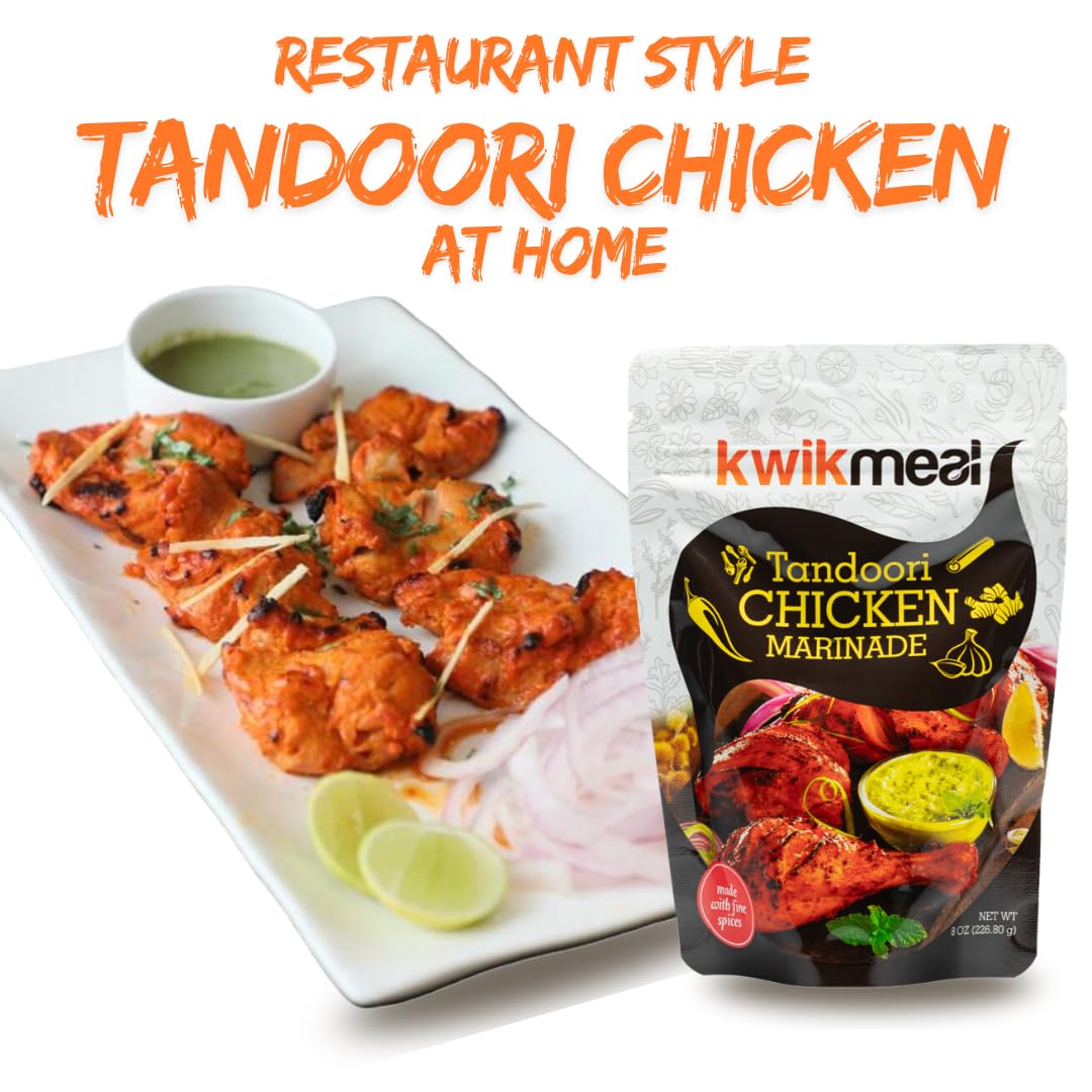 Restauraunt Style Tandoori Chicken Marinade Paste | 226g (8.0 OZ) | Perfect Marinade for Tandoori & Tikka | 12 Aromatic Spices |