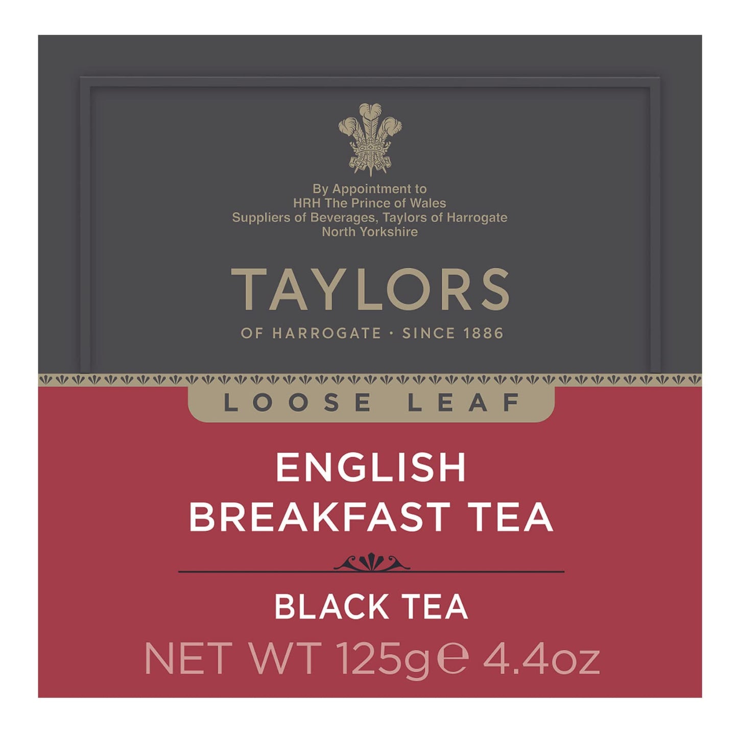 Taylors Of Harrogate English Breakfast Loose Leaf, 4.41 Ounce Carton (Pack Of 6)