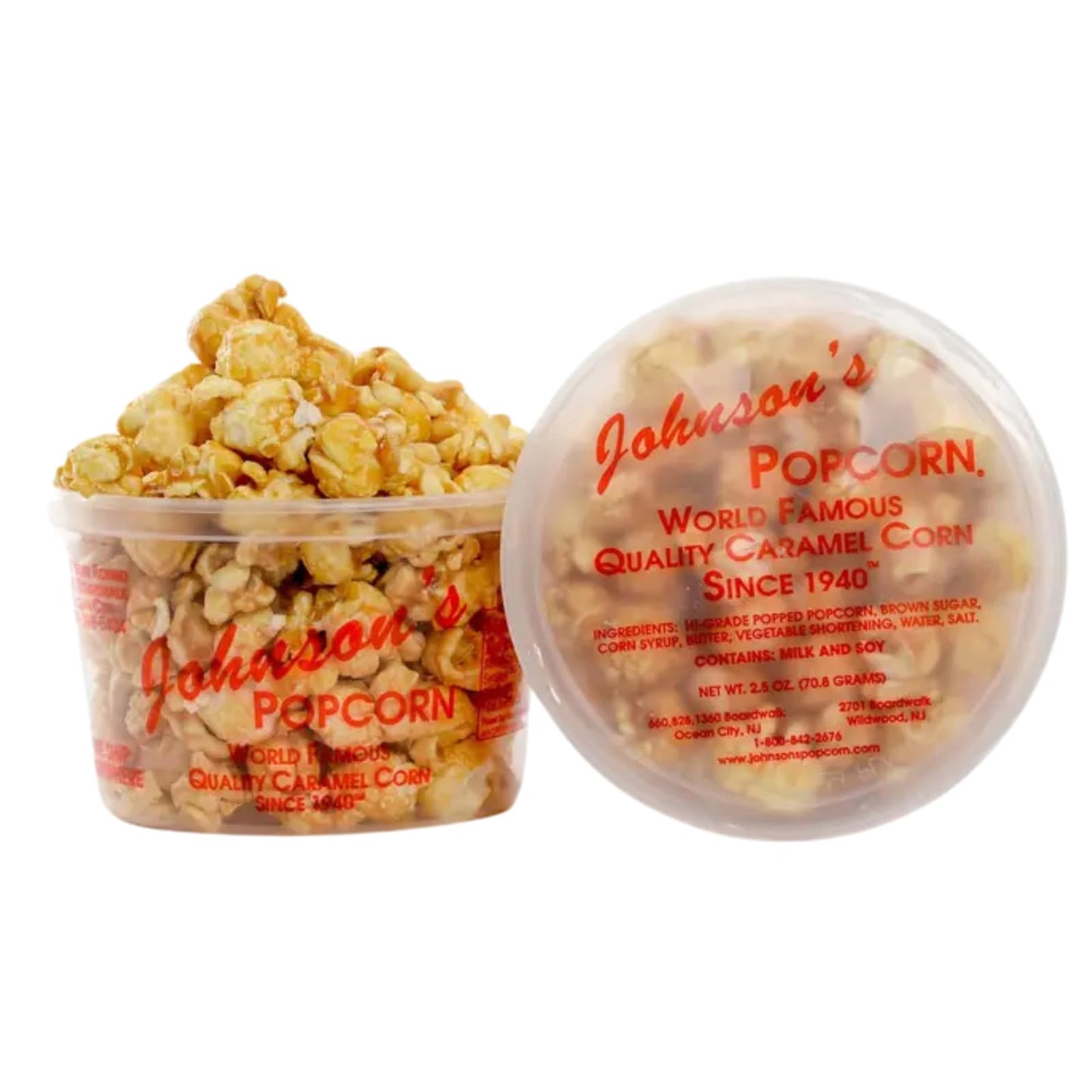 Johnsons Popcorn Caramel Popcorn Party Favors Handmade, Freshly Popped Gourmet Sweet & Crunchy Delicious Treat for Family Parti