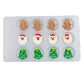 Sentovac 12Pcs Edible Cake Decorations And Cupcake Toppers | Santa, Tree, Sprinkles For Christmas And Birthday Parties
