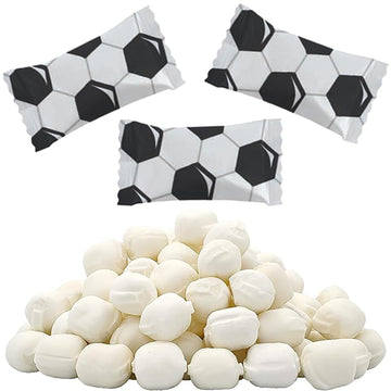 The Dreidel Company Soccer 275 Pieces Sports Buttermints, Mint Candies, After Dinner Mints, Butter Mint Candy, Fat-Free, Kosher Certified, Individually Wrapped