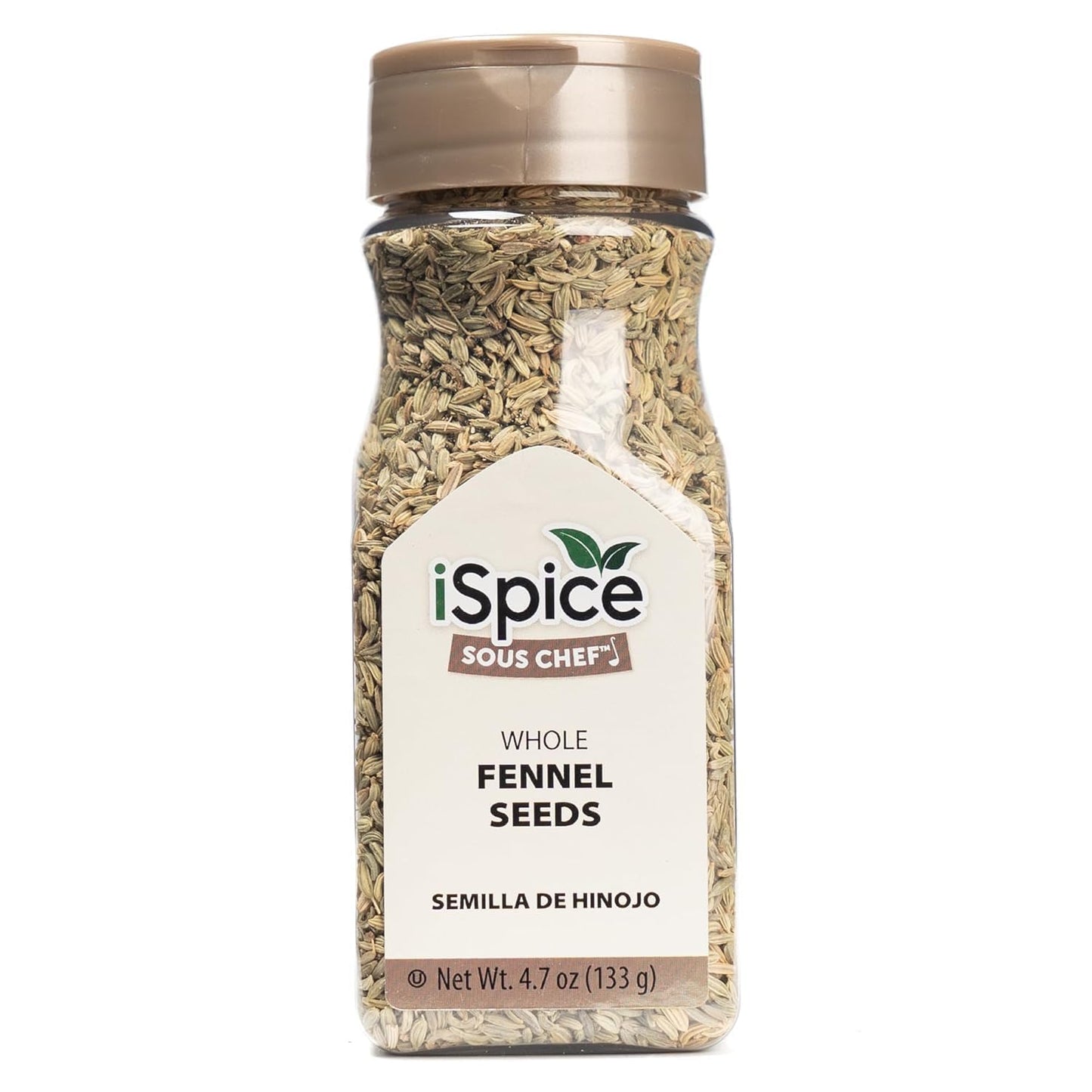 Ispice | Fennel Seed | Bulk Size | Gourmet Spice | Kosher (4.7 Oz, Whole Fennel Seed)