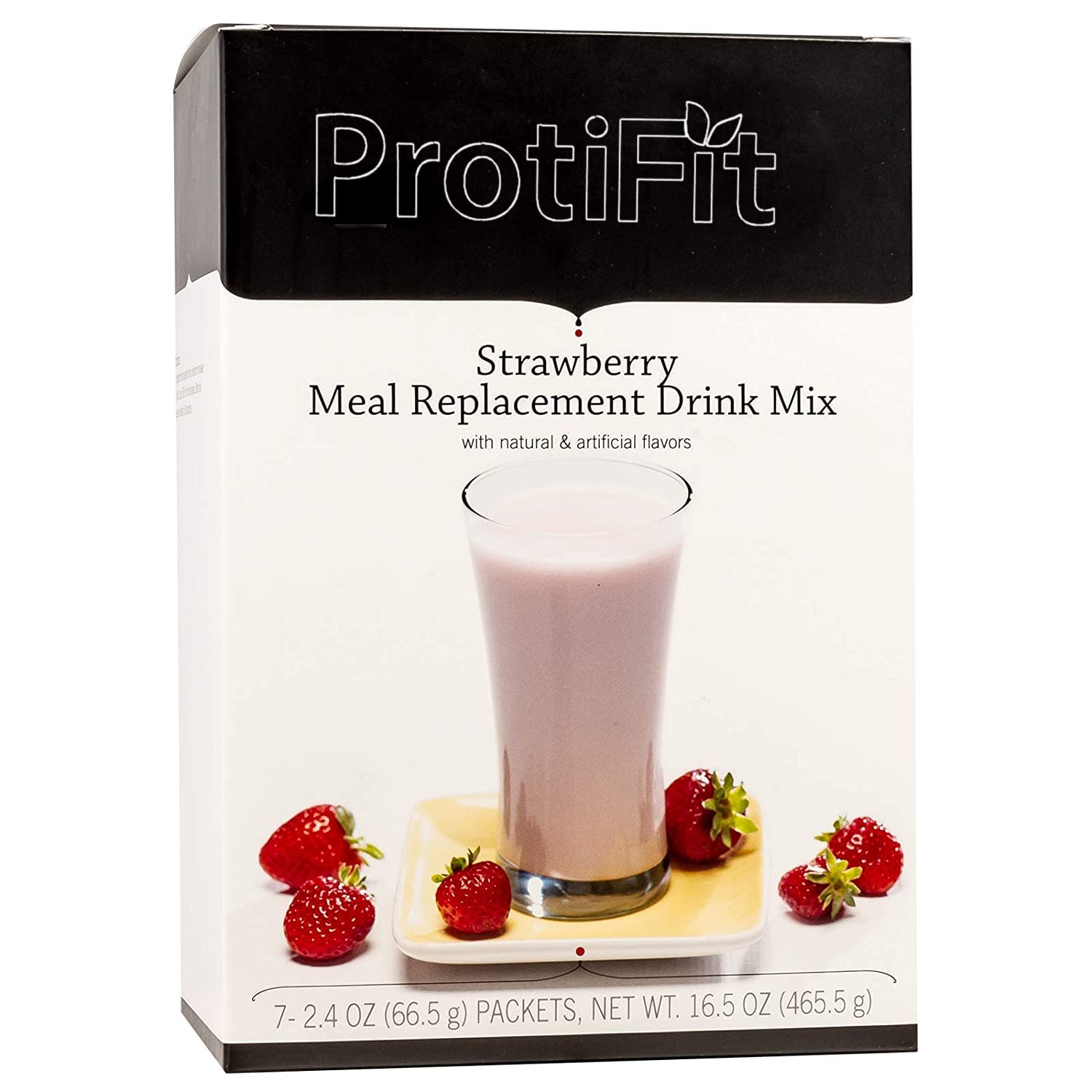 ProtiFit Very High Protein Meal Replacement Drink Mix, 35g Protein, Low Calorie, Strawberry, 1.23 Ounce (Pack of 1)