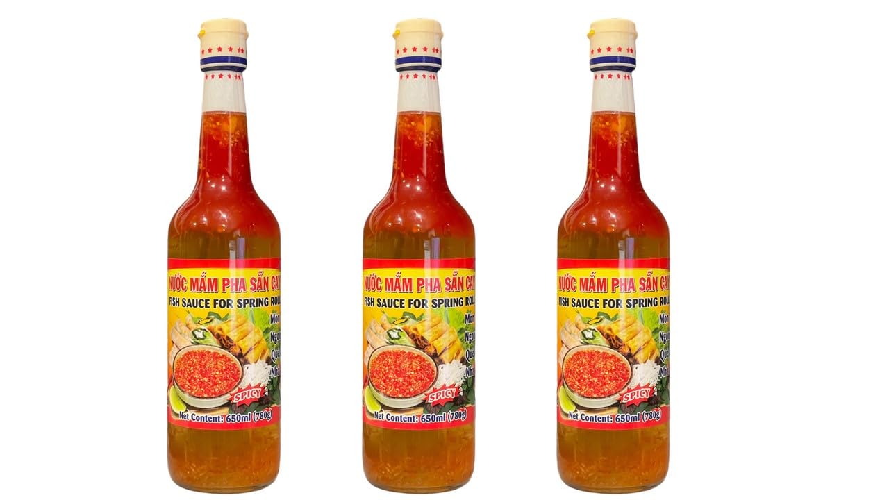 Fish and Soy Sauce (3 PACKS, SPICY FISH SAUCE FOR SPRING ROLL)