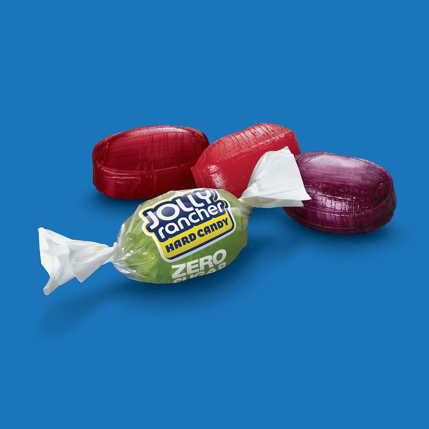 Zero Sugar Jollyranchers, 3.6 Ounce Bag (Pack Of 12), Individually Wrapped Hard Candy, The Hampton Popcorn & Candy Company