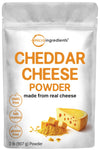 Cheddar Cheese Powder with Whey Protein Concentrate, 2lbs | Made from Real Raw Cheese | Authentic Sharp Flavor | All Purpose Sea