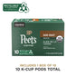 Peets Coffee Dark Roast K-Cup Pods, USDA Organic, Alma de la Tierra, 10 Count
