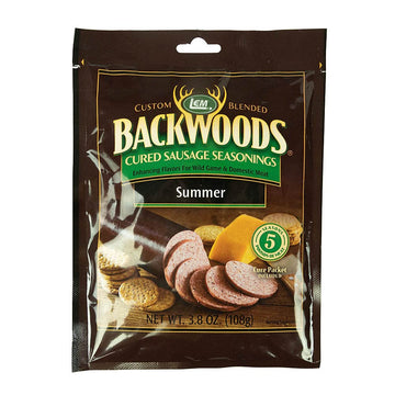 LEM Backwoods Summer Sausage Cured Sausage Seasoning, 80 Oz, Pack of 1