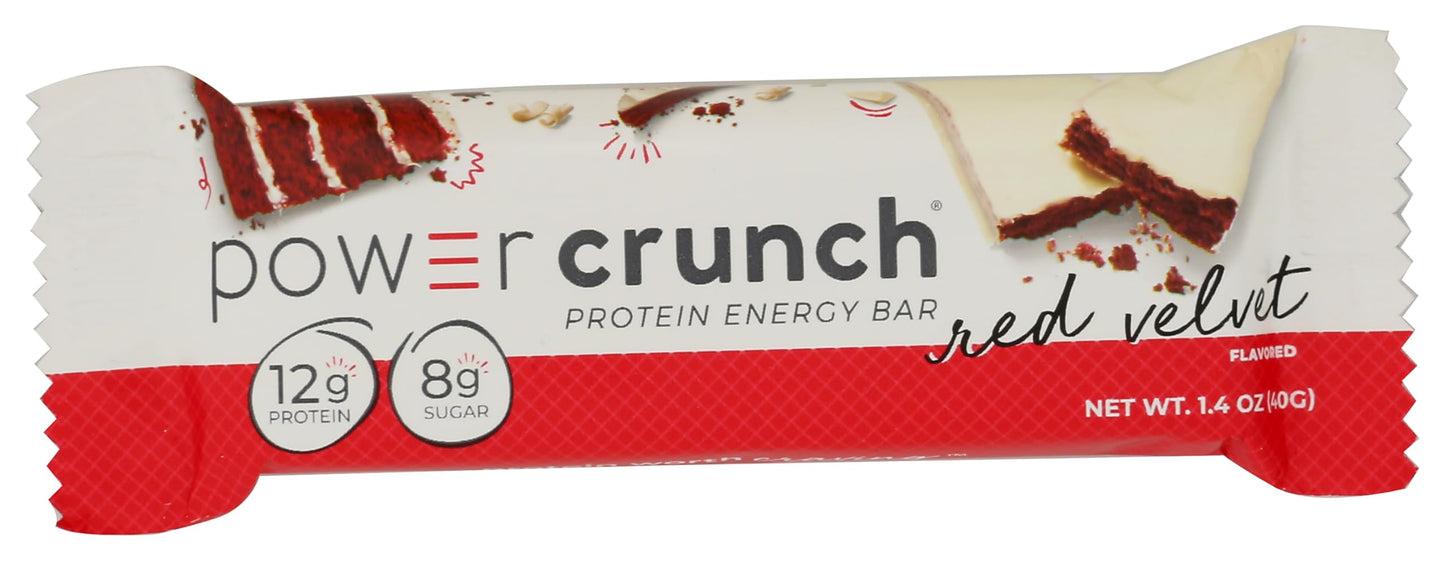 Power Crunch Protein Energy Bar Red Velvet - Case Of 12 - 14 Oz(D0102H5Np5J)