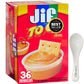 Creamy JIF To Go Peanut Butter 36 Cups - Bulk Creamy Organic Peanut Butter Cups (Chocolatto Tradmark Included)
