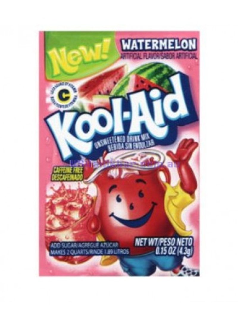 Kool-Aid Unsweetened Watermelon Drink Mix - 15 Packets, 0.15 Ounce Each