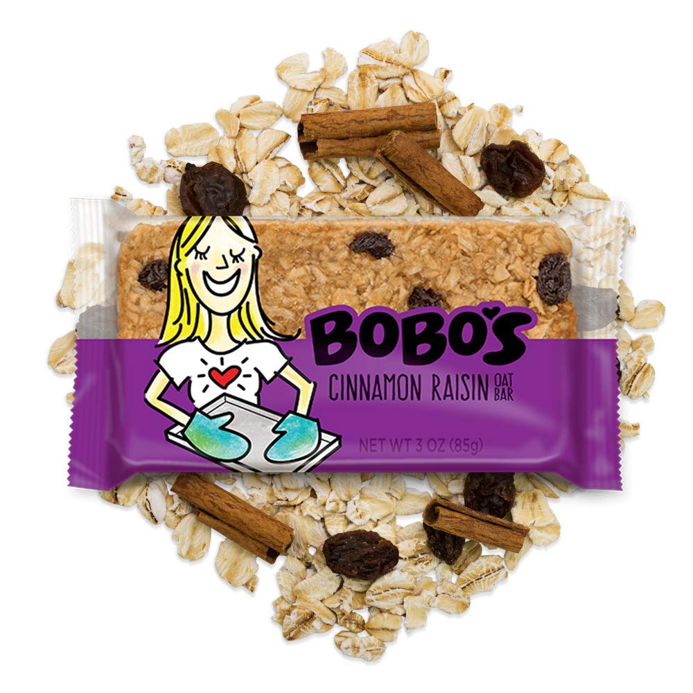 Bobo'S Oat Bars, Cinnamon Raisin, 3 Ounce