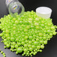 Kuting St. Patricks Day Green Pearls Sugar Candy Sprinkles 130g for Baking and Decorating