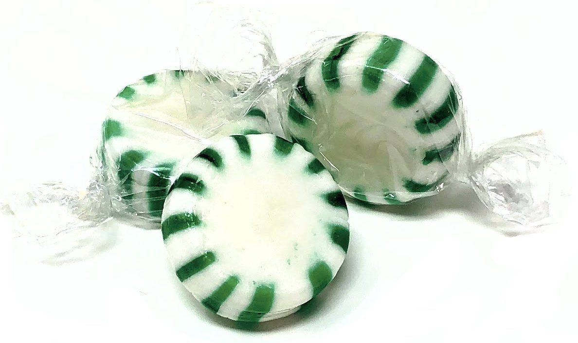 Sweetgourmet Sugar-Free Spearmint Starlight Bulk Arcor Hard Candy | 2 Pounds