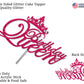 Birthday Queen Glitter Cake Topper, Birthday Party Decorations Ideas, Premium Quality Decoration, Sturdy Doubled Sided Glitter,