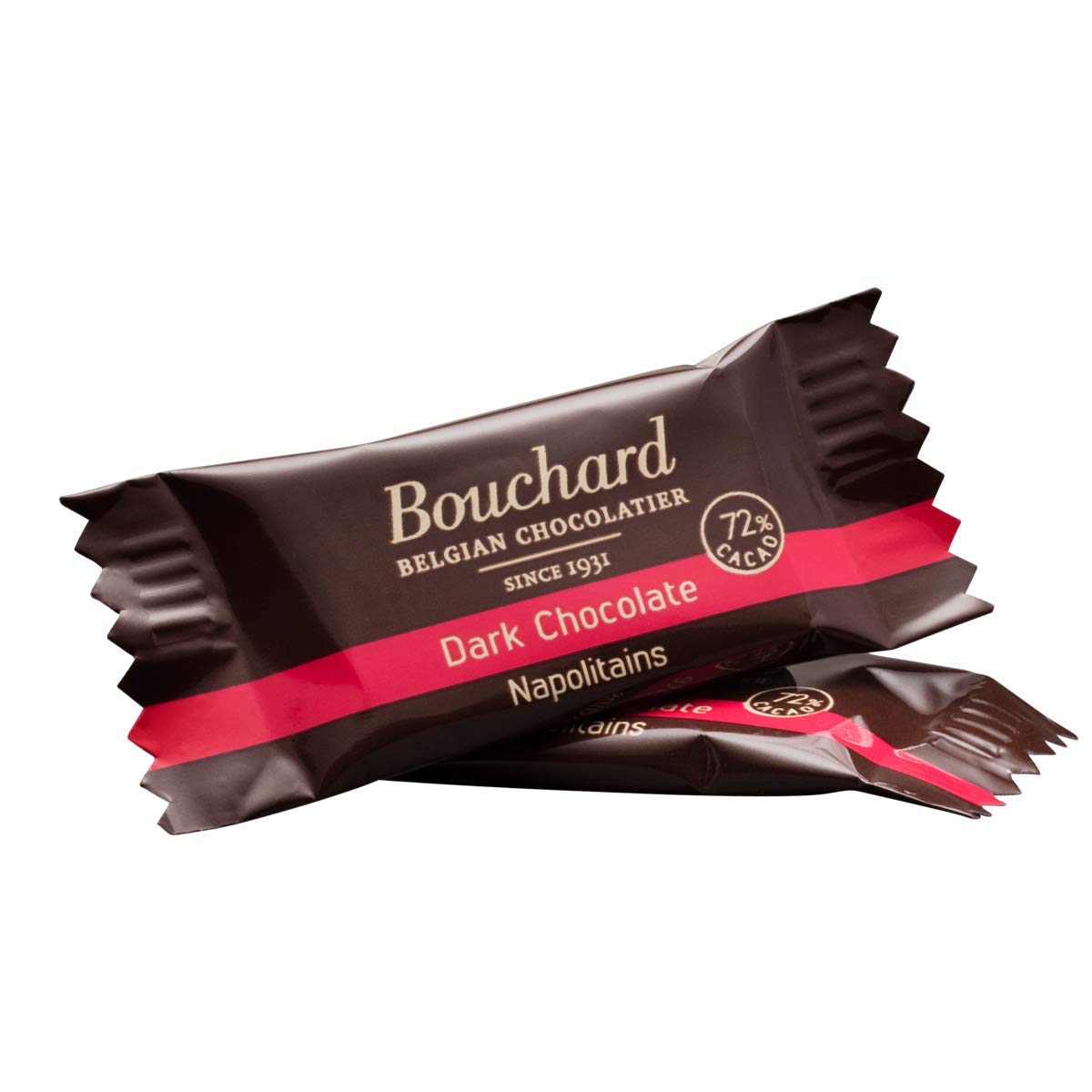 Bouchard Premium Belgian Dark Chocolate With 72% Cacao | Individually Wrapped Pieces (1 Lb)