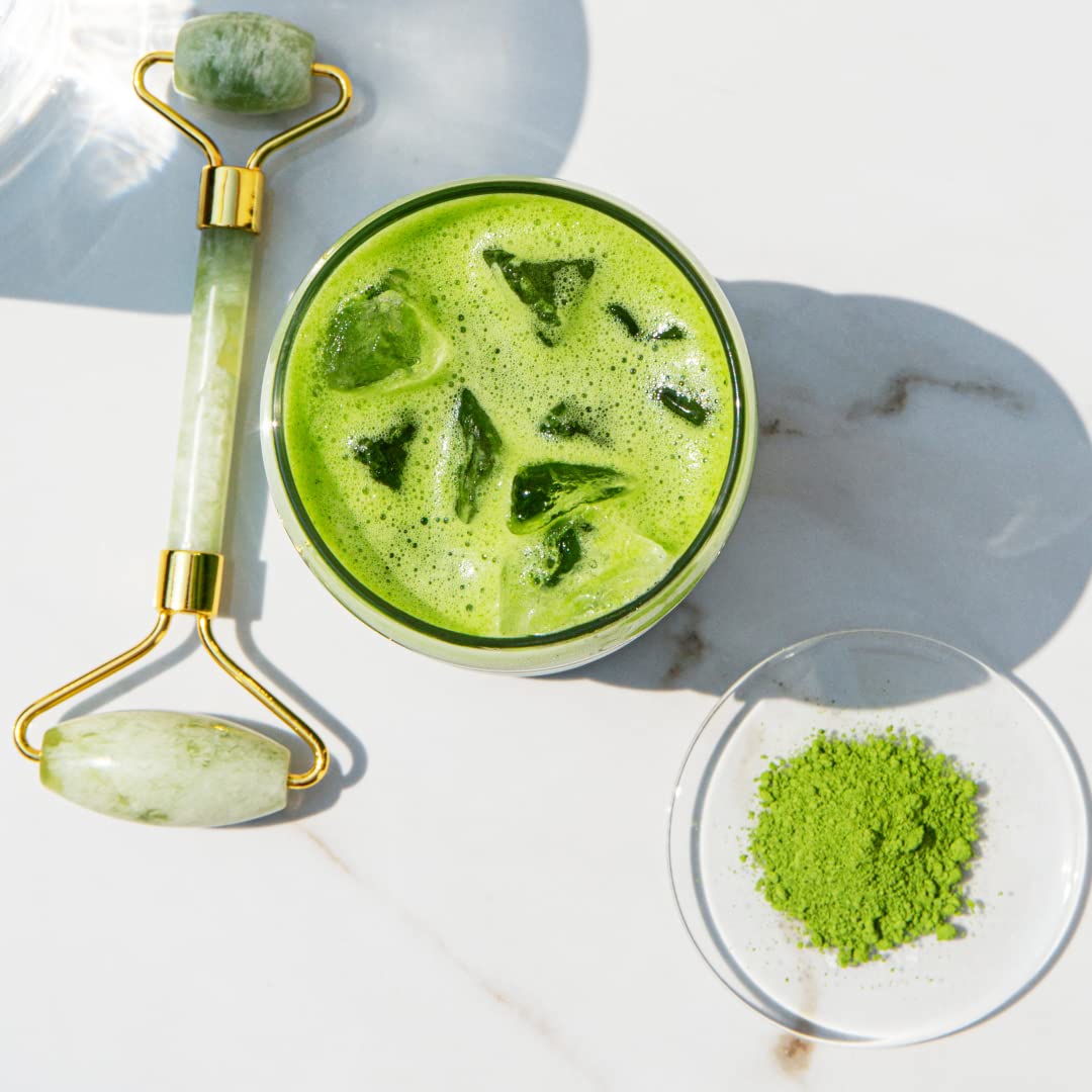 PIQUE Organic Sun Goddess Matcha - Ceremonial Grade Green Tea Powder, 2.5 Ounce