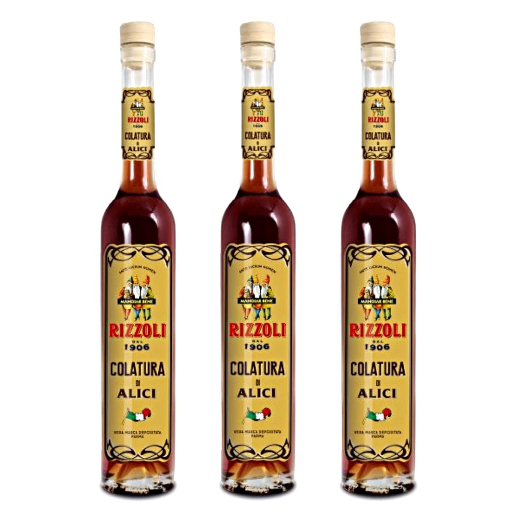 Rizzoli Anchovy Extract | Colatura Di Alici 3.5Oz (100G) (Pack Of 3)