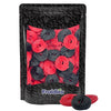 Fruidles Black and Red Licorice Wheels, Mixed Gourmet Broadway Wheels Candy, Licorice Rope Laces (2 Pounds)
