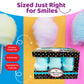 Alberts Cotton Candy - 12 Pack Fluffy Blueberry   - Resealable Tubs - Caribbean Blue