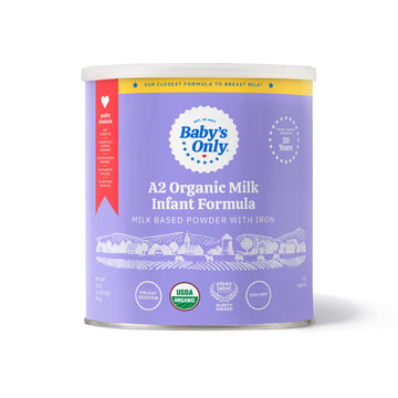Babys Only A2 Organic Milk Infant Formula, A2 Milk Based Powder, Organic Baby Formula with A2 Beta-Casein Protein, Iron, Vitami