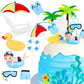 Swimming Pool Cake Decoration Beach Cake Decoration Swimming Pool Cake Topper Summer Beach Cake Toppers Summer Birthday Party Su