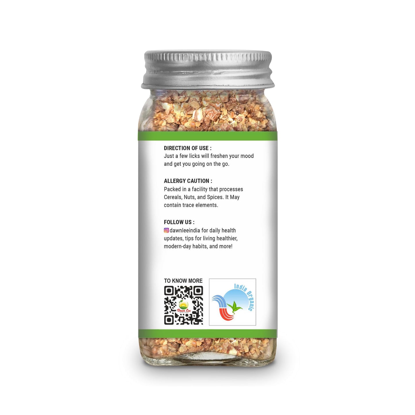 Dawn Lee Sweet Crunchy Mouth Freshener Mukhwas Digestive And Mood Enhancer Low-Calorie Fat   From Spicy Food Induced Stomach Irritation- 75 Gram