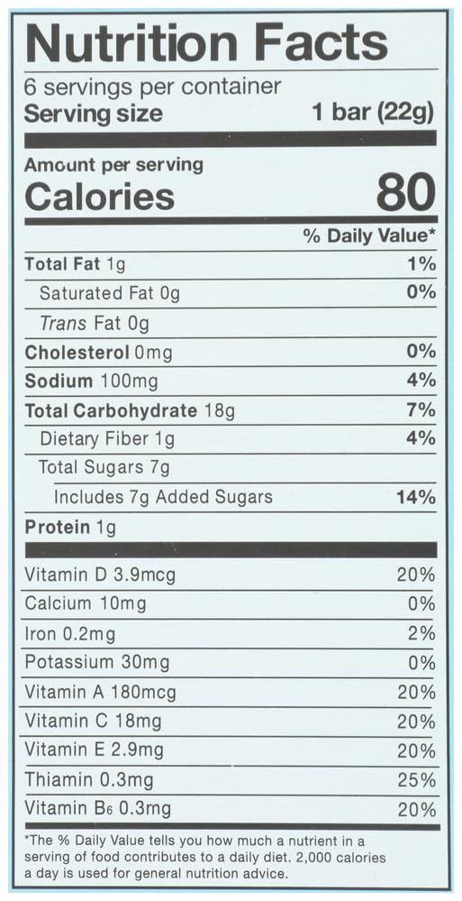 Made Good Crispy Squares, Vanilla, 4.68 Oz