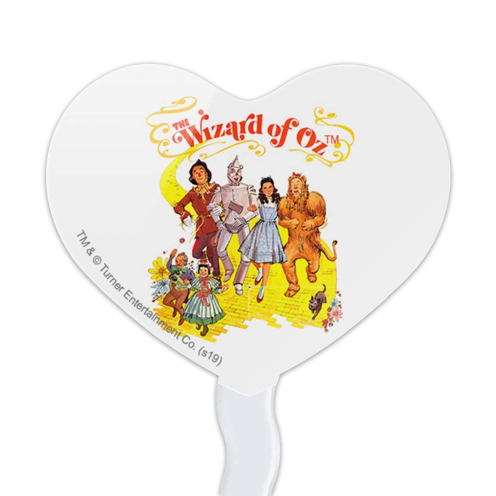 GRAPHICS & MORE Cupcake Picks Set of 6 - Yellow Acrylic Heart Toppers, Model CUPCAKE.HEART.WBGAM085.Z004881_8