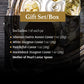 Olma Classic Caviar Gift Box - 2 oz Siberian Osetra, White Sturgeon, Paddlefish, Hackleback Roe & Mother of Pearl Spoon