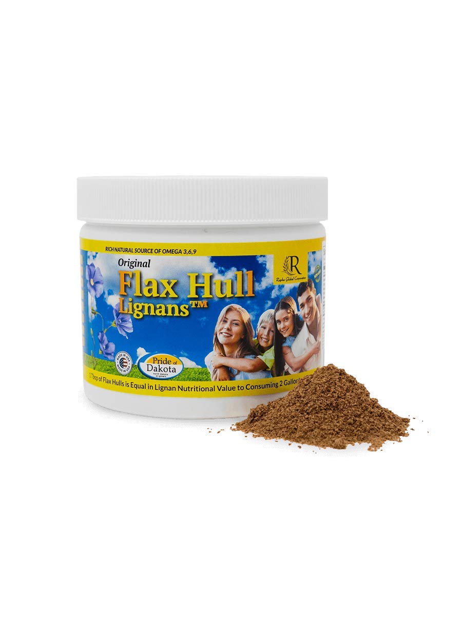Rapha Global Flax Hull Lignans High Fiber Powder - Omega 3, Pack of 3