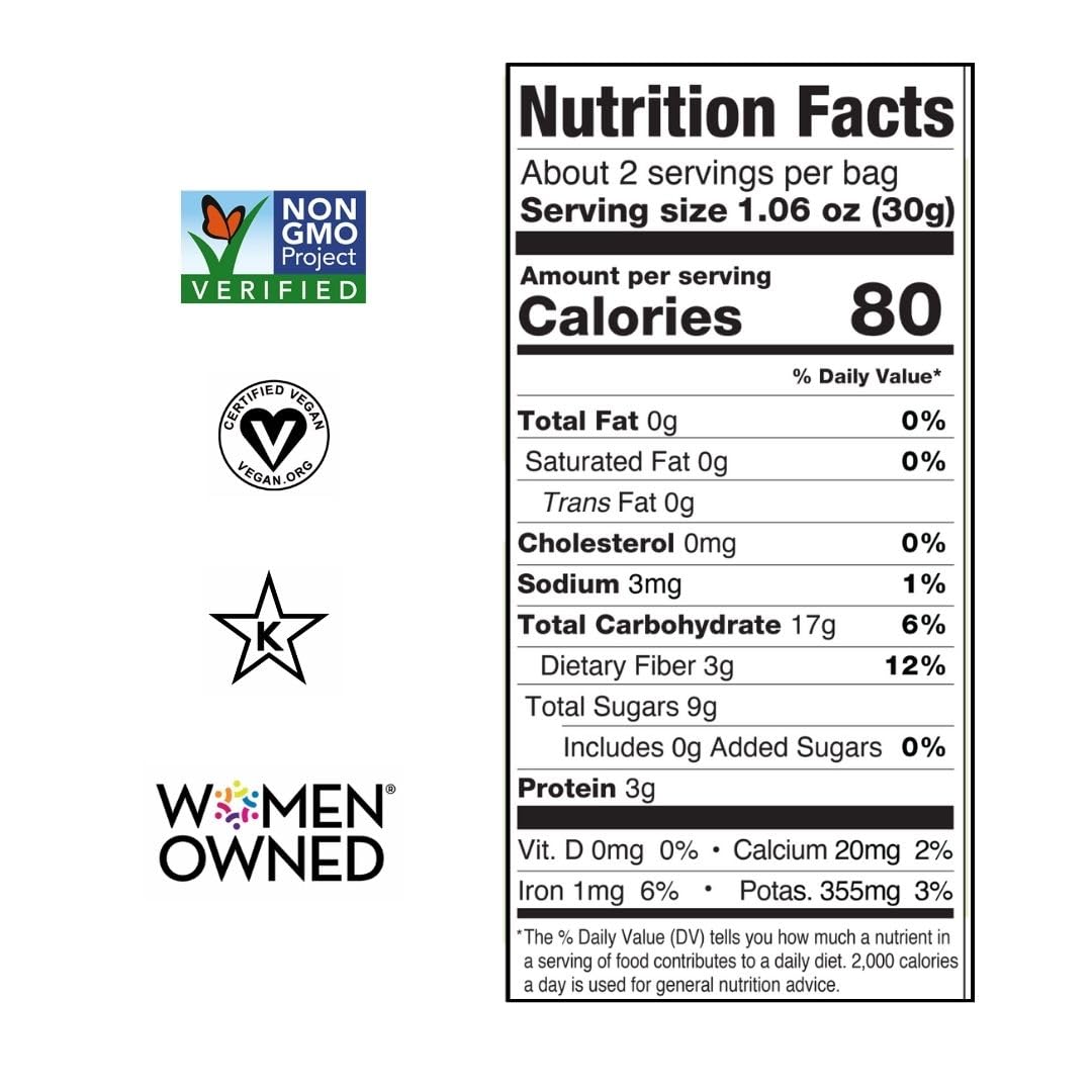 Amazi Foods, Dried Jackfruit, Ginger Turmeric, All Natural Snacks, (6 Pack)