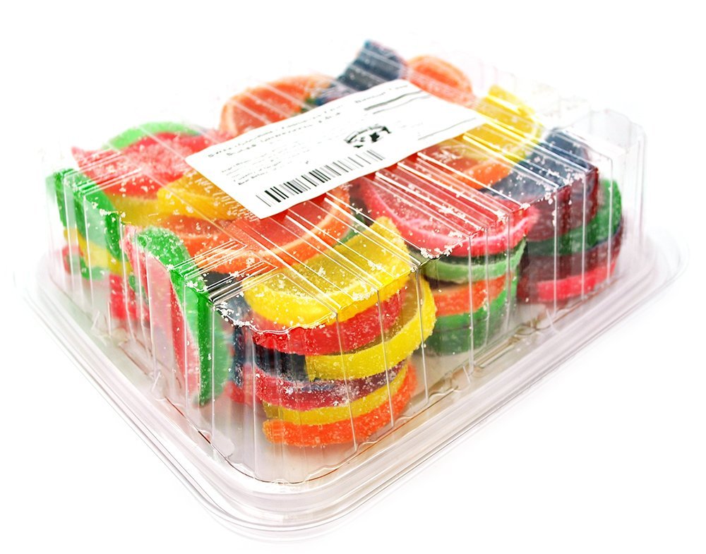 Sweetgourmet Assorted Fruit Slices | Candy Fruit Jelly | Vegan, Gluten Free | 2.5 Pounds
