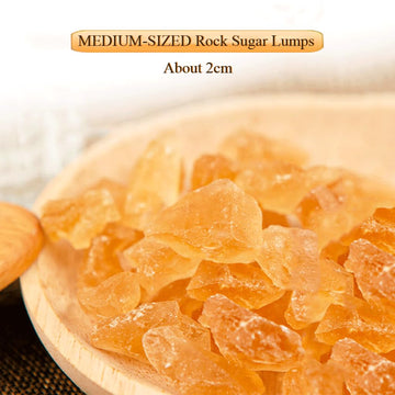 Mkostlich Medium-Sized Yellow Rock Sugar, Rock Sugar For Pho, 10.56Oz/300G ???