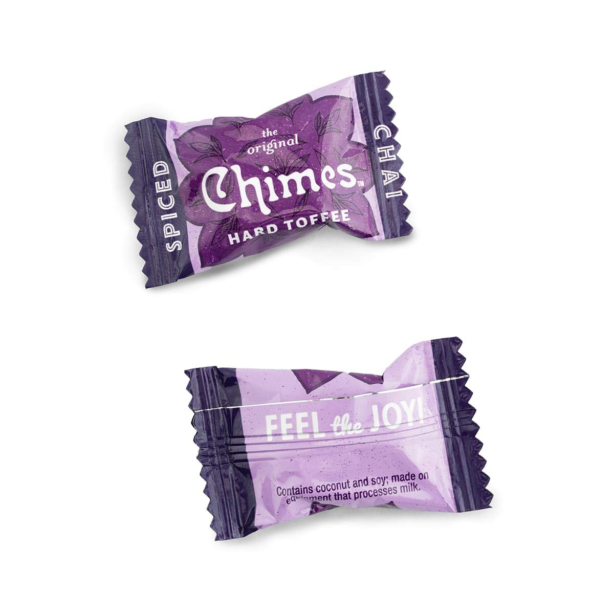Chimes Coconut Spiced Chai Hard Toffee Candy - Pack of 2, 3.5 Ounce