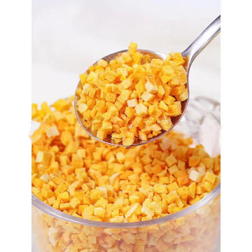 Freeze-Dried Pumpkin Cubes 3.5Oz. Dehydrated Pumpkin Cubes For Cooking Milk Tea And Baking Vegetable Soup Recipes Pumpkin Snack