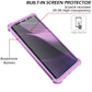 Dexnor Galaxy Note 9 Case With Screen Protector Clear Military Grade Rugged 360 Full Body Protective Shockproof Hard Back Cover
