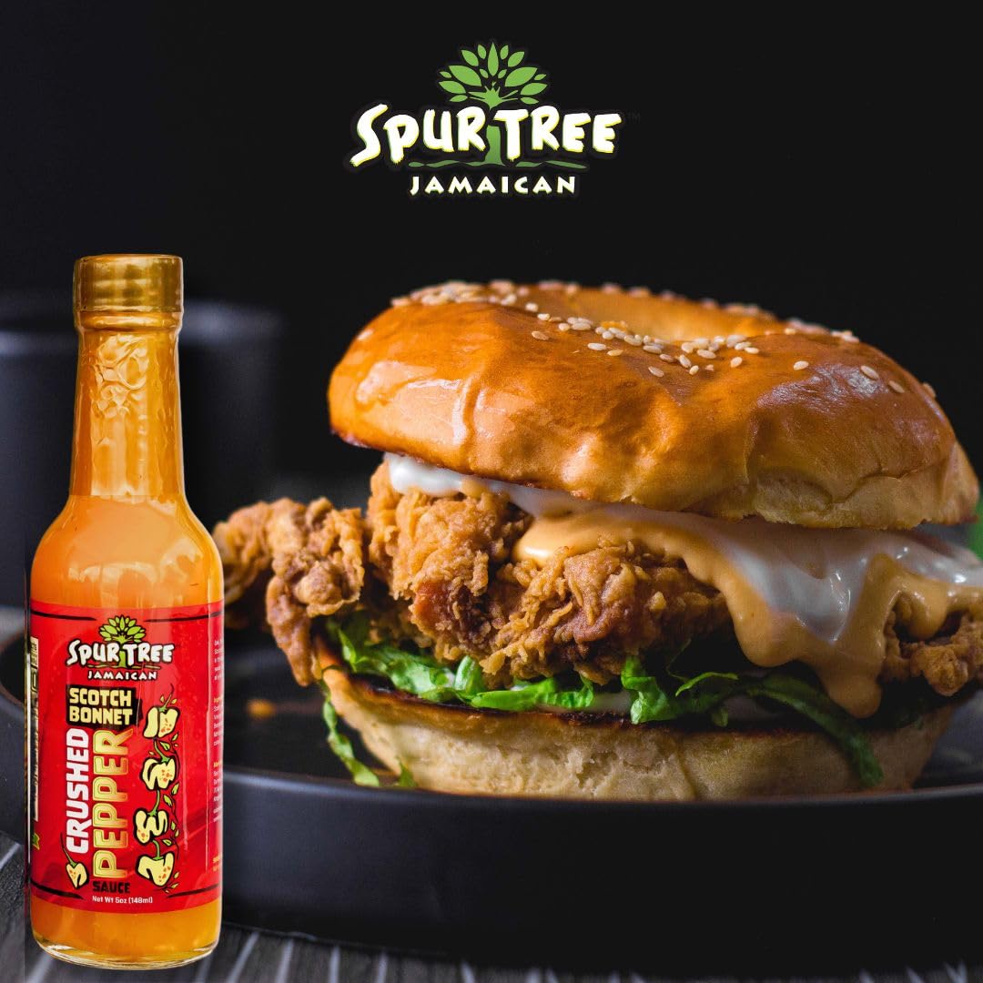 Spur Tree Jamaican Scotch Bonnet Pepper Sauce - Scotch Bonnet Hot Sauce for an Authentic Jamaican Experience - Scotch Bonnet Pep