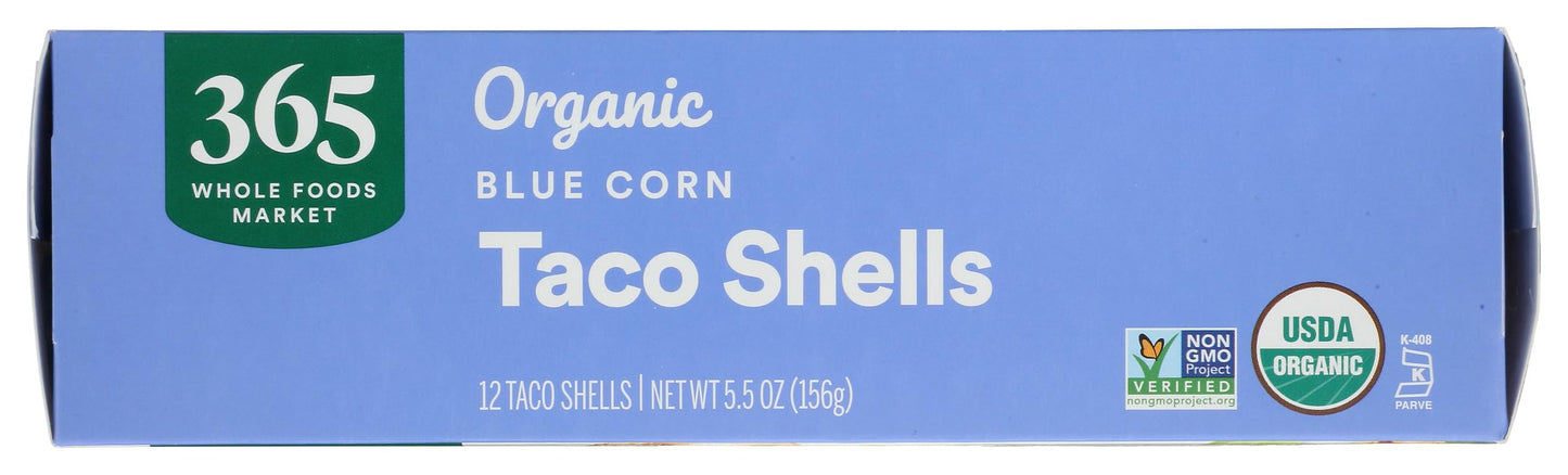 365 by Whole Foods Market, Organic Blue Taco Shells, 5.5 Ounce