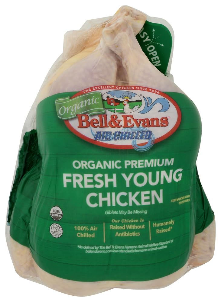 Bell & Evans, Organic Chicken Whole Fryer Bagged Air Chilled Step 2