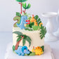 Gallarato 6 Pcs Little Dino Birthday Cake Decoration Dinosaur Cake Decoration Little Dinosaur Birthday Party Supplies Dinosaur P