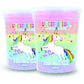 Unicornucopia Cotton Candy 2 Pack - 6 Flavor Rainbow Party Favors for Kids Birthday, Individual Goodie Bag Treats