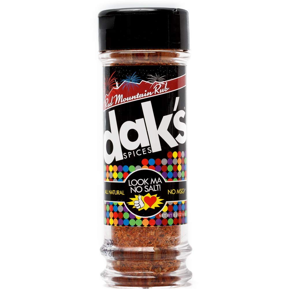 DAKS Spices Red Mountain Seasoning Blend, 100% Salt Free, Low Carb, 1.5 oz