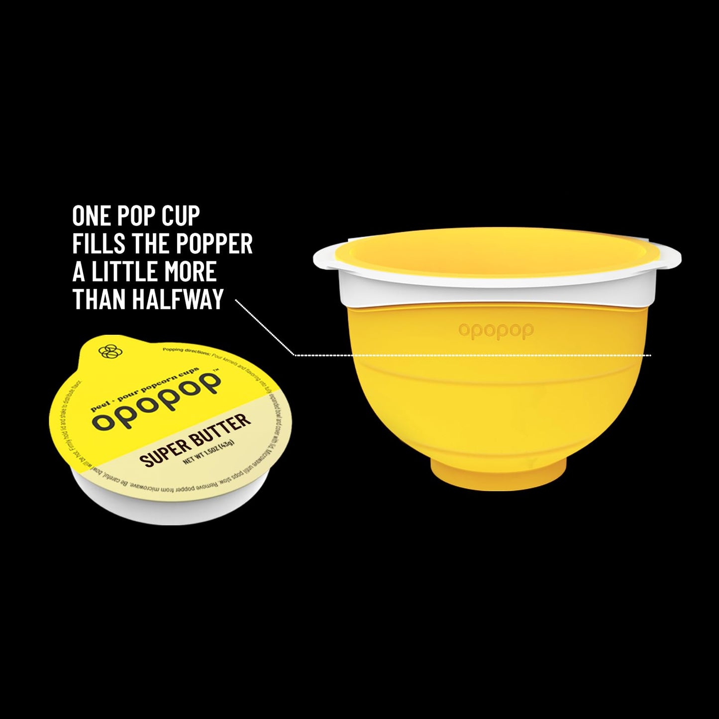 Opopop Microwave Popcorn - Variety 12-Pack Gourmet Popcorn Kit, Collapsible Silicone Popcorn Popper, Popcorn Maker, Gluten Free
