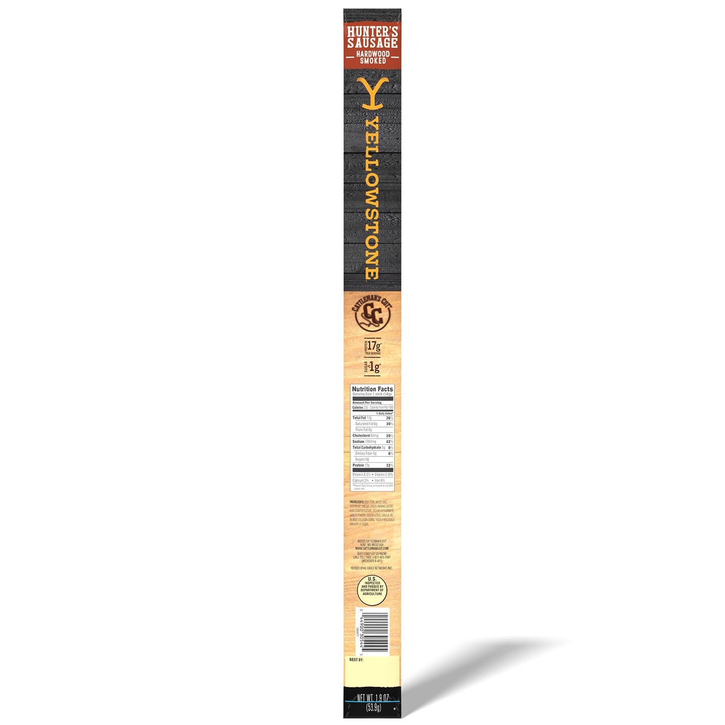 CATTLEMANS CUT American Wagyu Beef Sticks, 0.9 Ounce (Pack of 20)